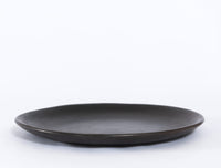 Longpi black pottery dinner plate