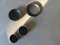Longpi black pottery dip bowl