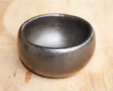 Longpi black pottery dip bowl
